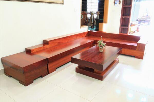 Sofa gỗ hương sang trọng