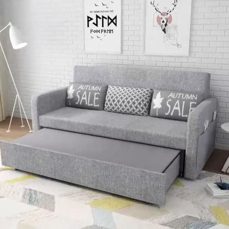 (Sofa gỗ kéo ra thành giường sở hữu nhiều mặt tối ưu, tiện ích )