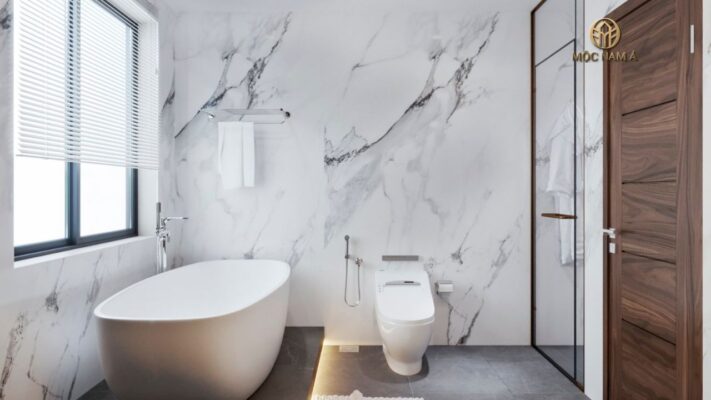 Đá ốp tường mang đến vẻ tinh tế, hơi thở nghệ thuật cho không gian