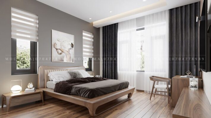 Kiến trúc phòng ngủ tận dụng tối đa ánh sáng tự nhiên