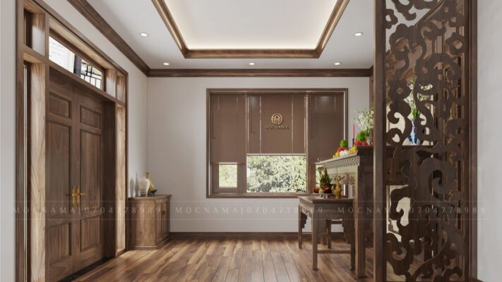 Nội thất phòng thờ cho biệt thự tại Quảng Ninh