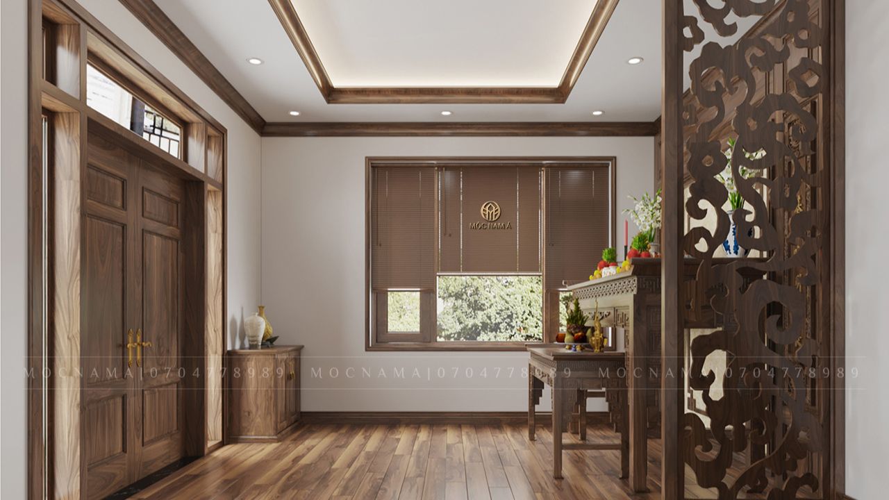 Nội thất phòng thờ cho biệt thự tại Quảng Ninh