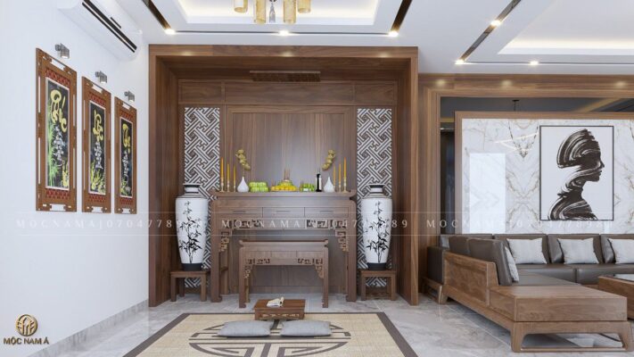 Chất liệu gỗ óc chó tự nhiên có ý nghĩa phong thủy mang lại sự thịnh vượng cho gia chủ