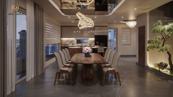 Chiêm ngưỡng không gian phòng bếp sang trọng